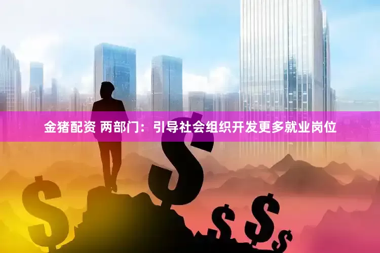 金猪配资 两部门：引导社会组织开发更多就业岗位